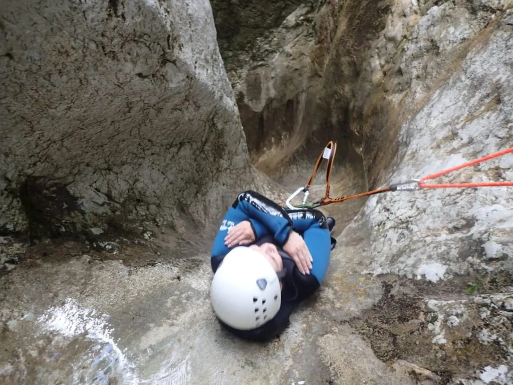 canyoning jereka slovénie